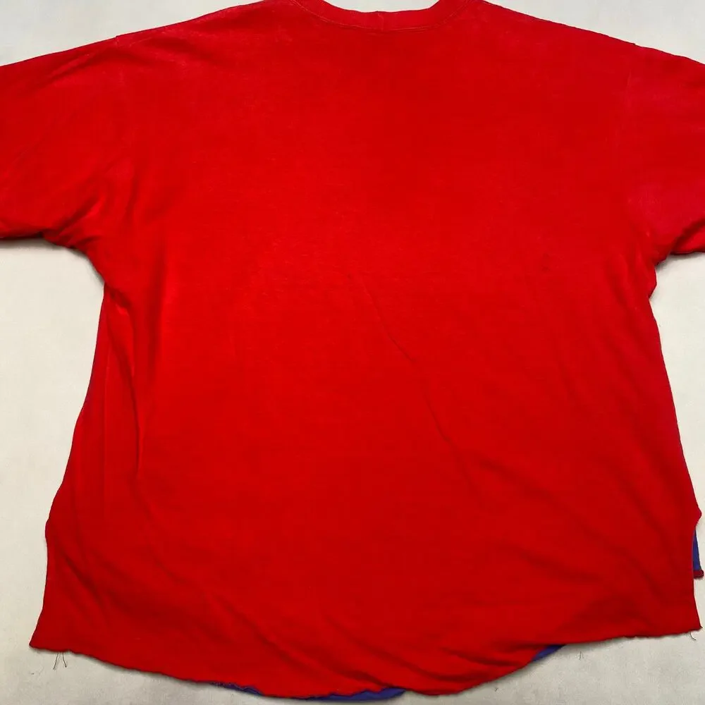 Vintage 90s Nike Force Reversible Tee Shirt Double Face Men's 22x26